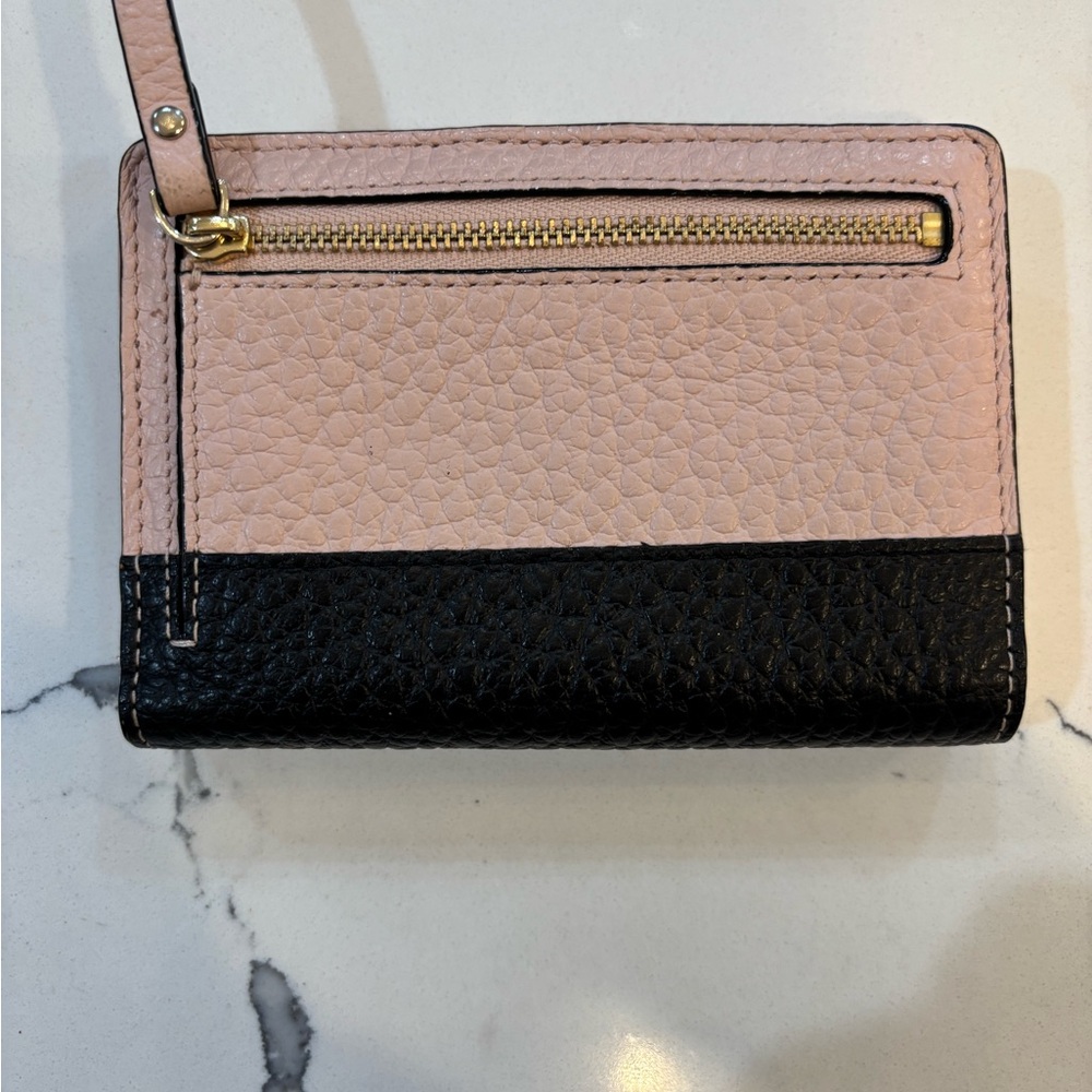 Kate Spade Pink and Black Wallet - Picture 2 of 14